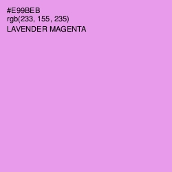 #E99BEB - Lavender Magenta Color Image
